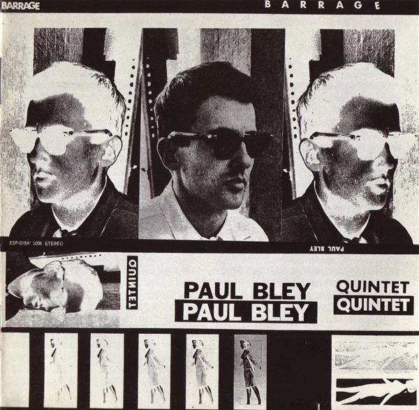 Copertina dell’album Barrage di Paul Bley, registrato nel 1964, nel quale il musicista esegue pezzi tutti composti dalla moglie