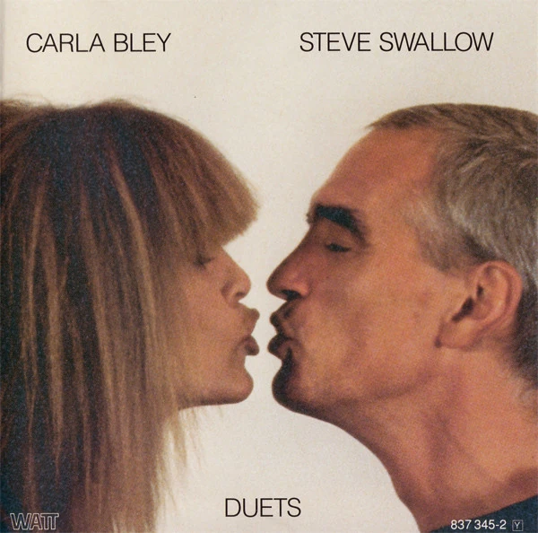 Copertina dell’album Duets (1988), con il futuro marito Steve Swallow