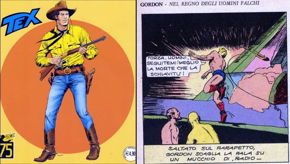 Tex Willer e Flash Gordon due eroi evergreen