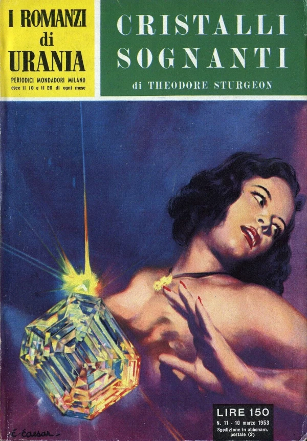 copertina di Urania n. 11- Cristalli sognanti di Theodore Sturgeon