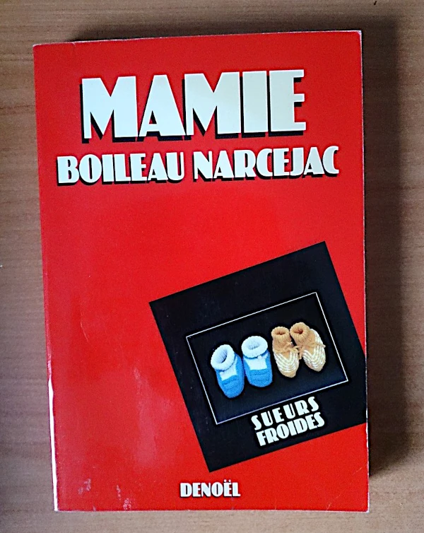 immagine della copertina del romanzo Mamie di Boileau-Narcejac, nelle edizioni "sueurs froides"